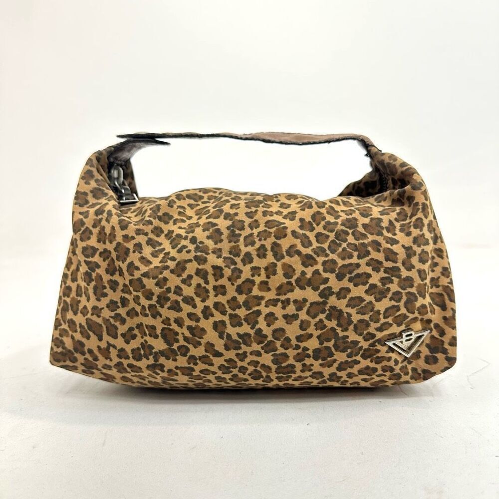 Vintage Bottega Veneta Leopard Print Mini Handbag